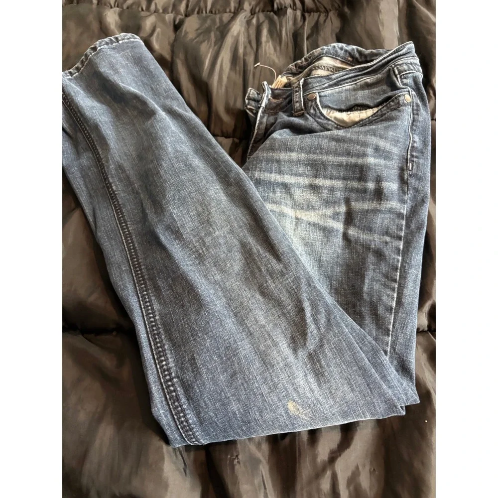 Blue Asphalt Womens Flare Jeans Medium Wash Low Rise Size 11 Style G442 - Picture 5 of 7
